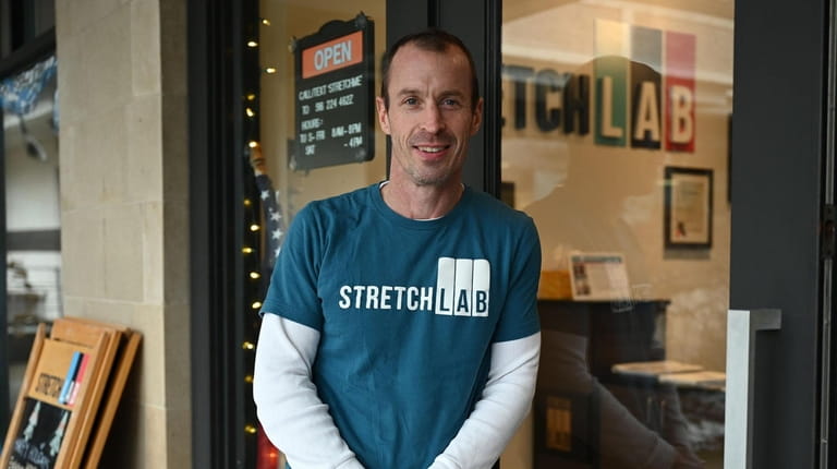 Christopher Tucker, StretchLab franchise owner, at his Woodbury studio.  