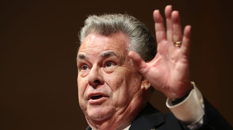 Then-Rep. Pete King in 2018.