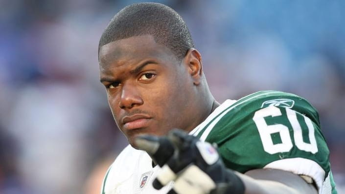 D'Brickashaw Ferguson started 160 consecutive games for the Jets from 2006-2015.