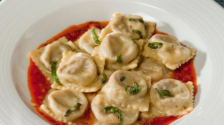 Among the offerings at Verace in Islip: ravioli with braised...