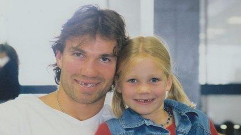 Luke Richardson with his daughter Daron in an undated photo.