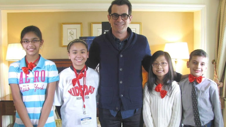 Actor Ty Burrell, the voice of Sherman, for the new...