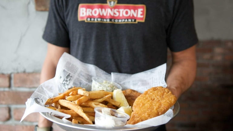 Brownstone Brewing Company in Ronkonkoma offers a variety of pub...