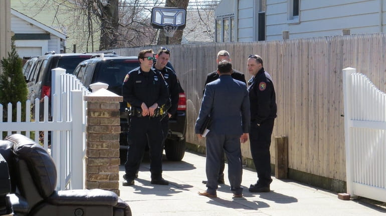 Nassau County police responded to a home invasion on Harrison...
