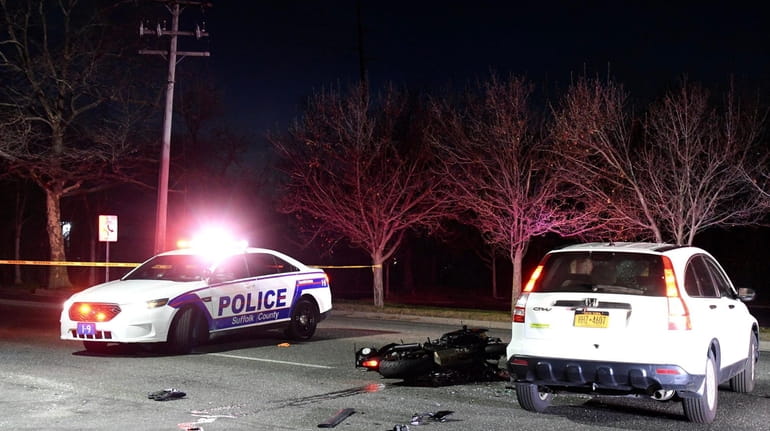 A motorcyclist was critically hurt in a crash with an...