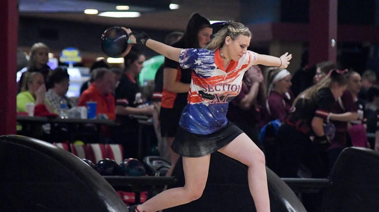 Taylor Eggert rolled nine consecutive strikes in a 262, the...