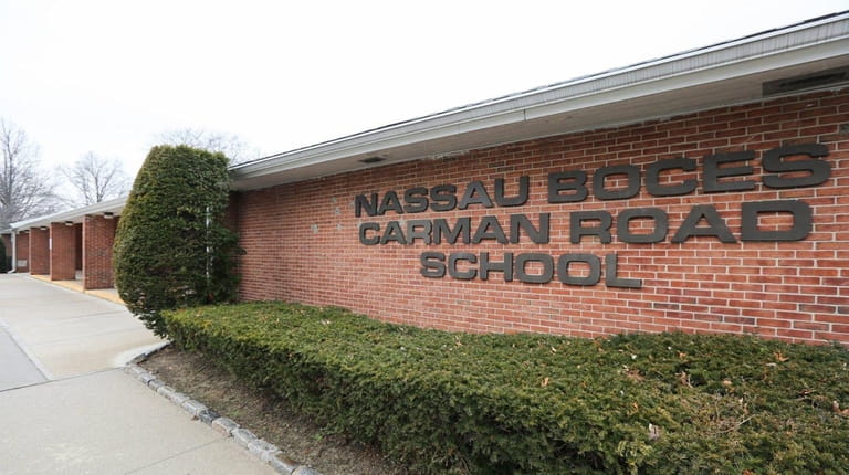 The exterior of Nassau BOCES Carman Road School in Massapequa...