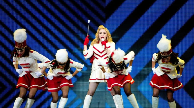 Madonna performs at the MDNA North America Tour Opener at...