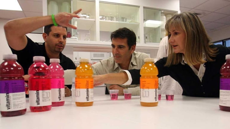 Mike Repole, left, co-founder of Glaceau Vitaminwater. (2006)