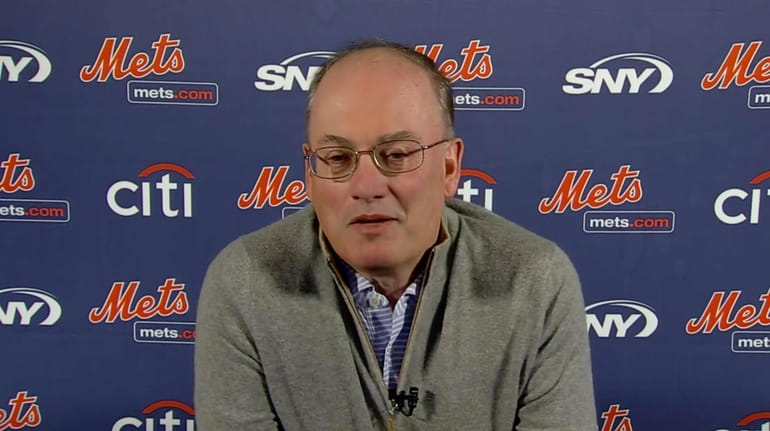 New Mets majority owner Steve Cohen at his introductory news...