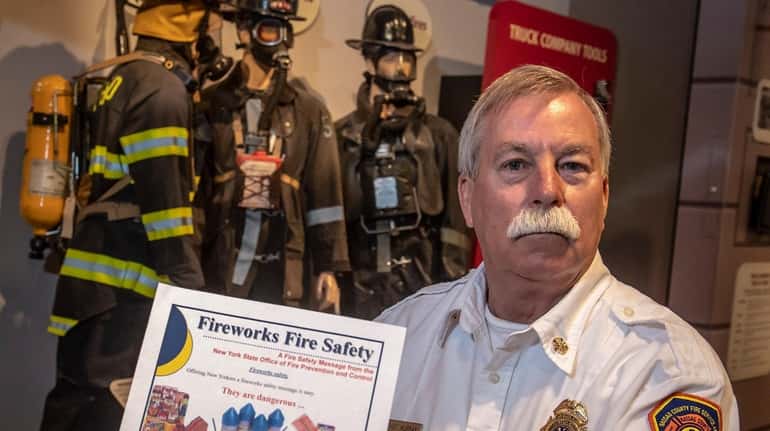 John Murray, chief instructor of Nassau County Firefighters Museum and...