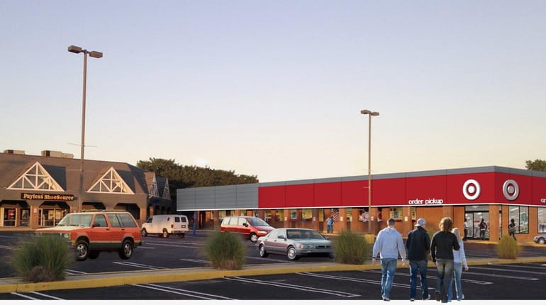 A rendering of the small-format store Target will open Oct....