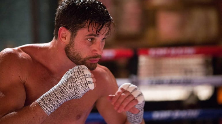 Chris Algieri works out at his training camp in the...