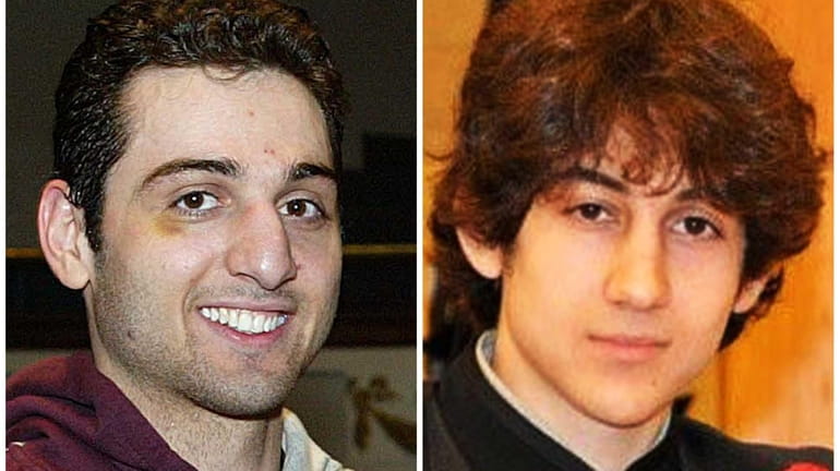 This combination of undated photos shows brothers Tamerlan Tsarnaev, 26,...