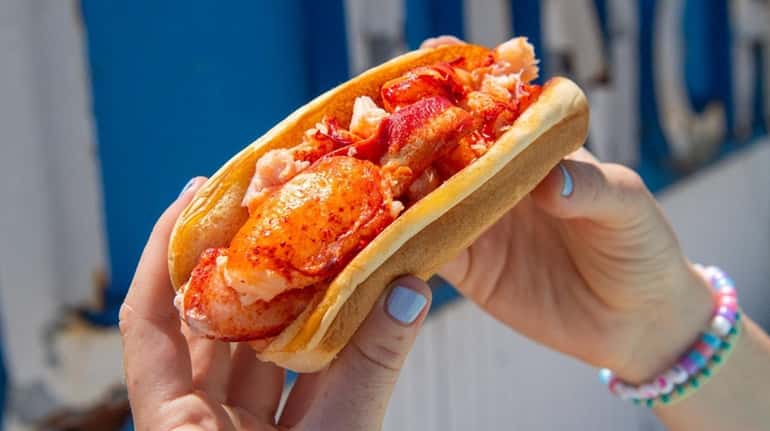 A lobster roll served at The Lobster Roll's Amagansett location.