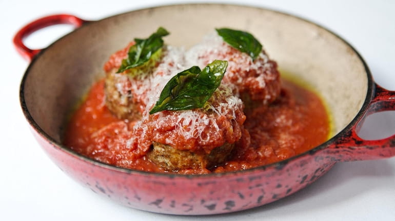 Carbone's meatballs are on the menu of its summer pop-up...