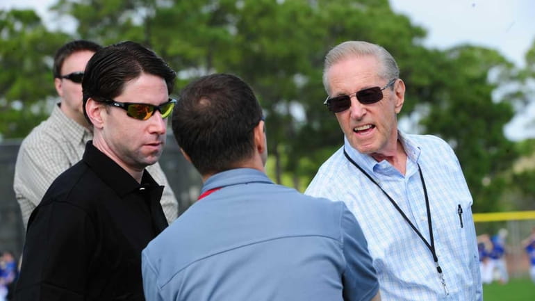 Jeff and Fred Wilpon during today's arrive at Digital Domain...