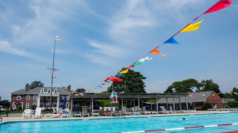 The pool at the Long Island Yacht Club in Babylon,...