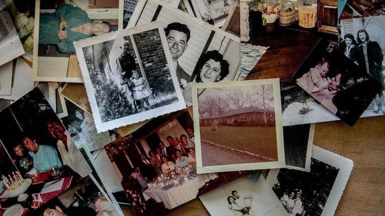 Family photos of Jenice Sesti, who lives in her childhood home...