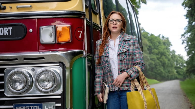 Lindsay Lohan as Maddie Kelly in Netflix's "Irish Wish."