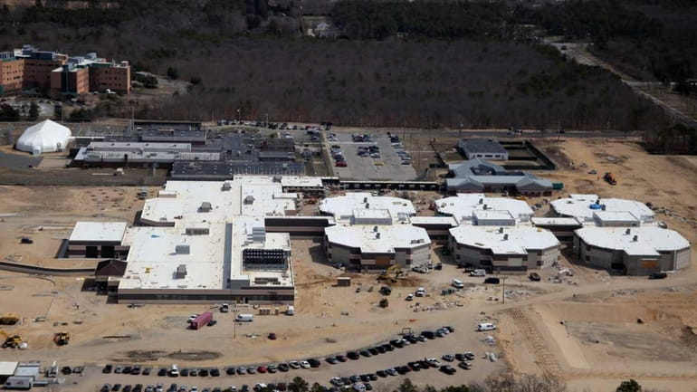 Aerial view of the new Suffolk County Jail in Yaphank...