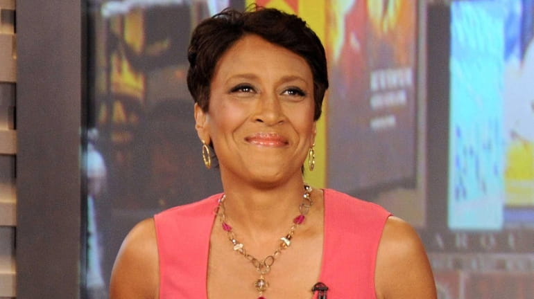 Co-host Robin Roberts during a broadcast of "Good Morning America."...