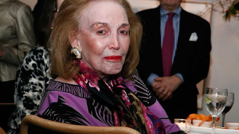 Helen Gurley Brown attends the 27th annual Evening of Readings...