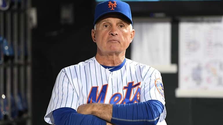 Mets manager Terry Collins in dugout before a game against...