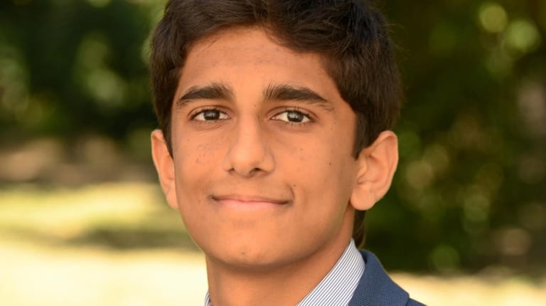 Mohan Jauhar is a senior at Friends Academy in Locust...