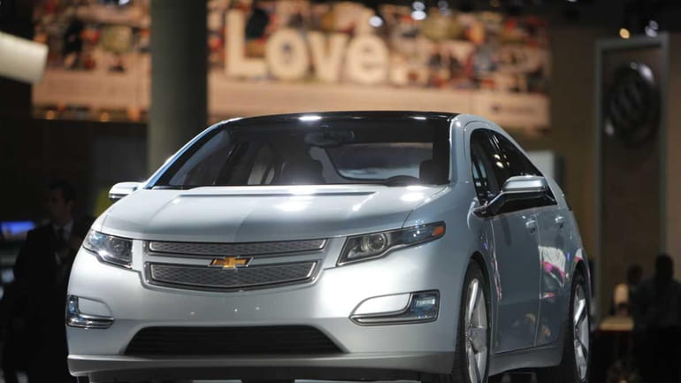 A file photo of the Chevrolet Volt, manufactured by General...