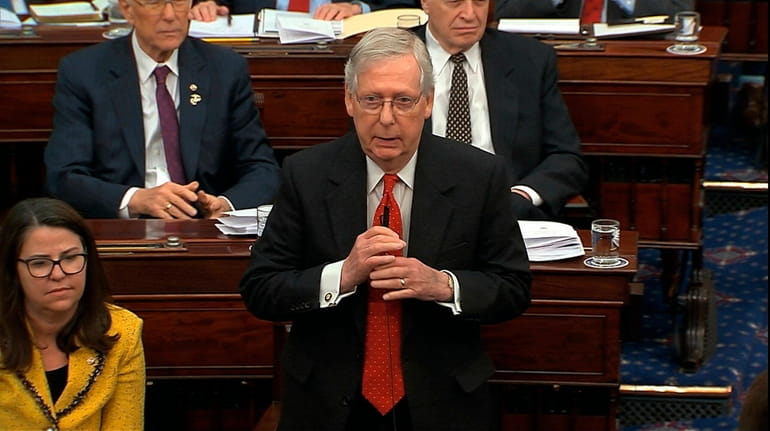 Senate Majority Leader Mitch McConnell on Tuesday.