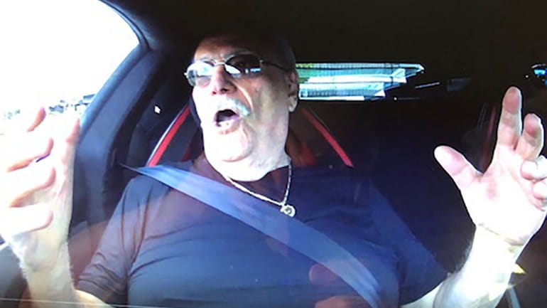 Dan Visconti is in the passenger seat of a Lamborghini...