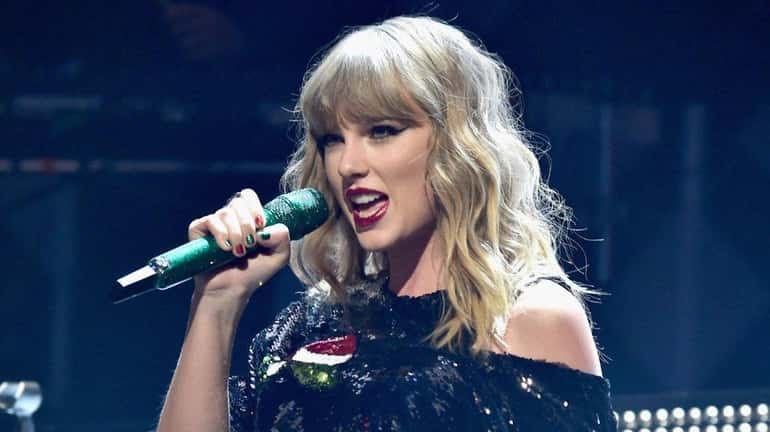 Taylor Swift performs Dec. 8, 2017, at Z-100's Jingle Ball...