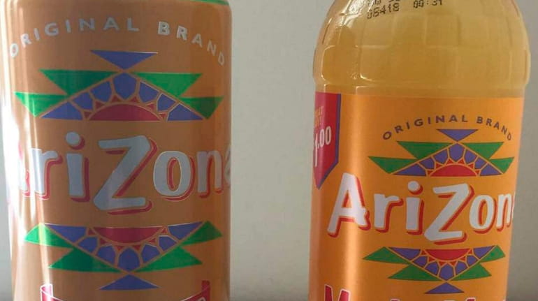 Arizona Iced Tea's "no preservatives" and serving-size labeling are being...