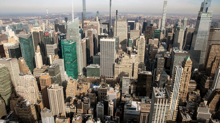 As of mid-April 2022, 38% of Manhattan office workers are at...