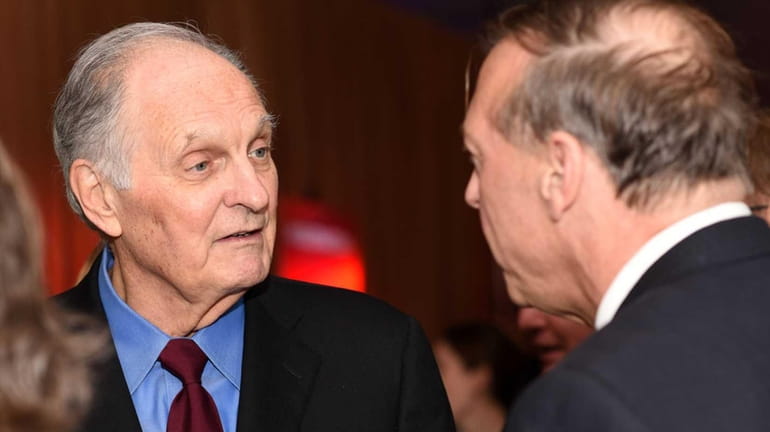 Actor, author and activist Alan Alda, left, attends the Campaign...
