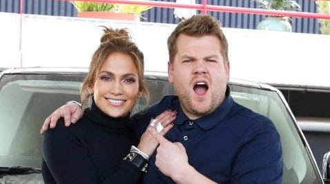 Jennifer Lopez joins James Corden for some vehicular music-making on...