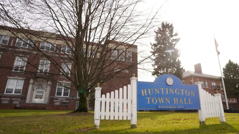 Huntington Town Hall is shown in Huntington January 4, 2022.