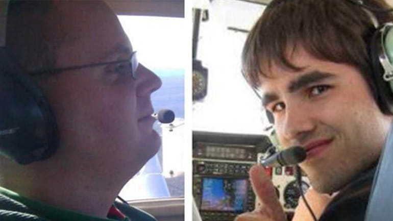 Undated Facebook photos of Patrick Sheridan, left, and Casey Falconer.