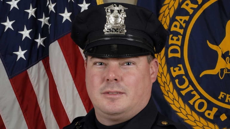 Third Precinct Patrol Officer John McAuley, a member of the...