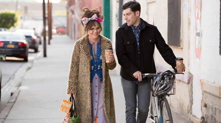 Sally Field, left, stars with Max Greenfield in "Hello, My...