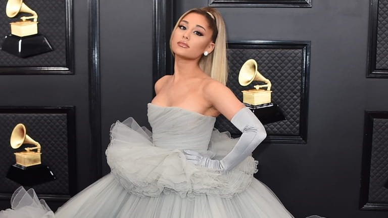Ariana Grande appears at the 62nd annual Grammy Awards in...