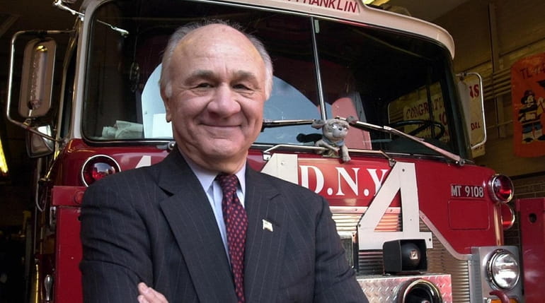 FDNY Fire Commissioner Nicholas Scoppetta on Jan. 15, 2002, at...