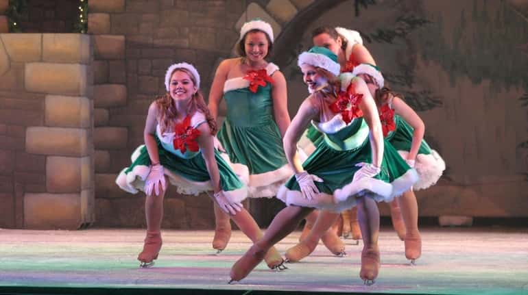 Competitive figure skaters perform at Gateway's Holiday Spectacular on Ice...