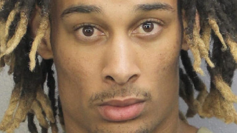 Jets wide receiver Robby Anderson's Broward County mug shot on...