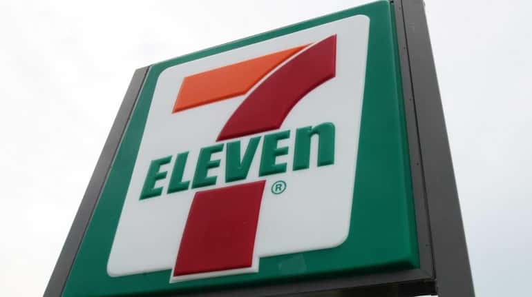 The 7-Eleven logo is seen in this photo from June...