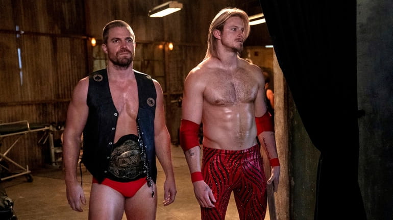 Jack Spade (Stephen Amell) and Ace Spade (Alexander Ludwig) in...