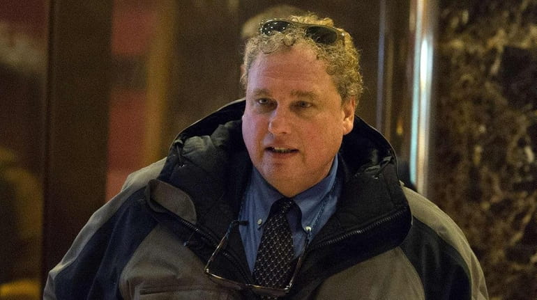 Yankees President Randy Levine arrives to meet with US President-elect...