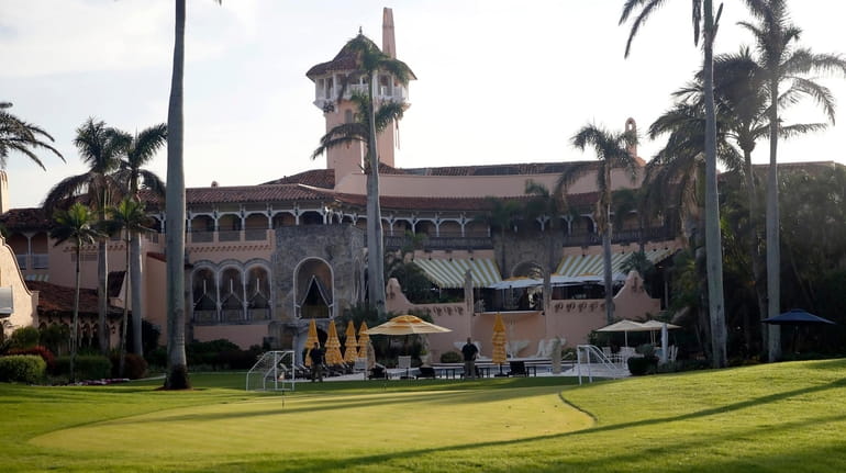 President Donald Trump's Mar-a-Lago resort is seen in Palm Beach,...