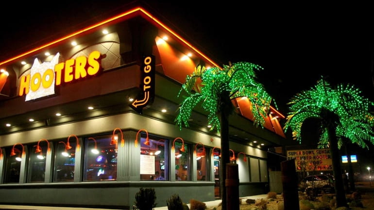 Hooters in Farmingdale, above, and Fresh Meadows will be renamed...